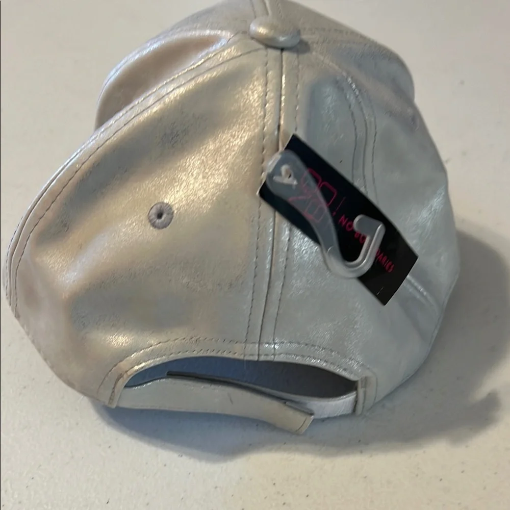 NOBO Silver Hat‎ with Black Lettering